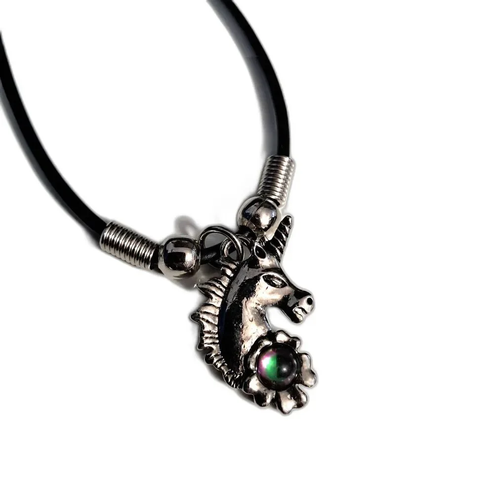 Unicorn Necklace Novelty Good Luck Vibes